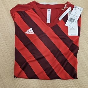 Women Adidas jersey size large red